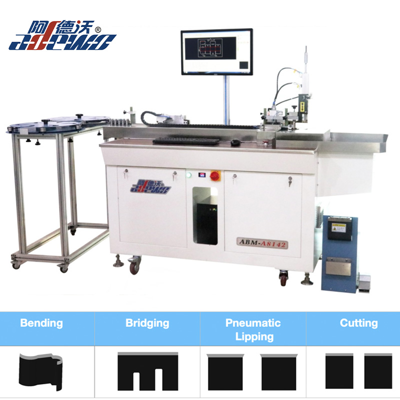 How a copper strip steel rule auto bender machine works