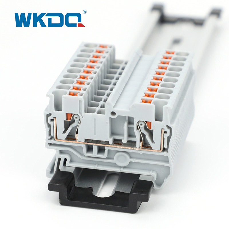 Characteristics of push-in terminal blocks